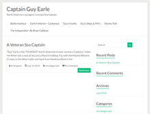 Tablet Screenshot of captainguyearle.com